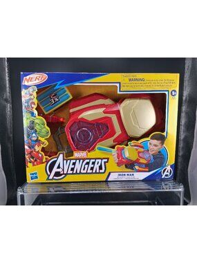 Marvel Avengers Nerf Iron Man Arc Blaster Toy With 3 Darts
